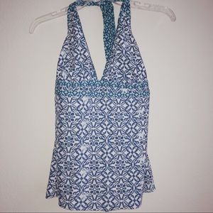 Blue Mandala Pattern Tankini (Top)